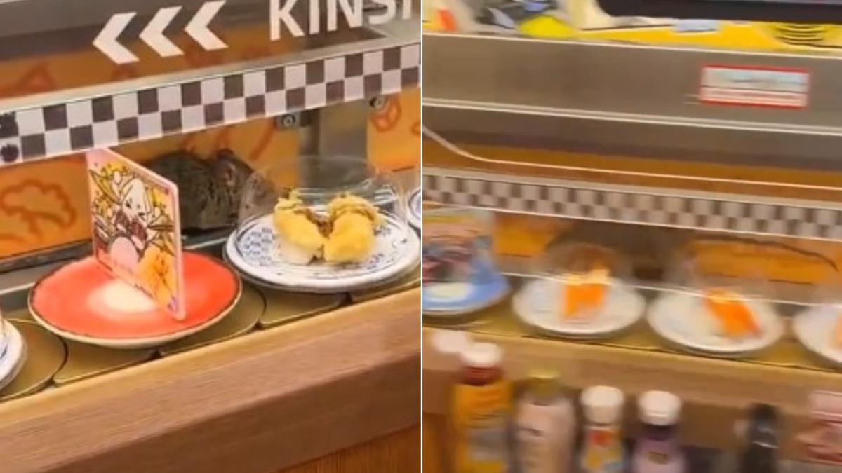 噁!中國連鎖迴轉壽司驚見「巨鼠亂竄」 壽司旁狂奔畫面曝光