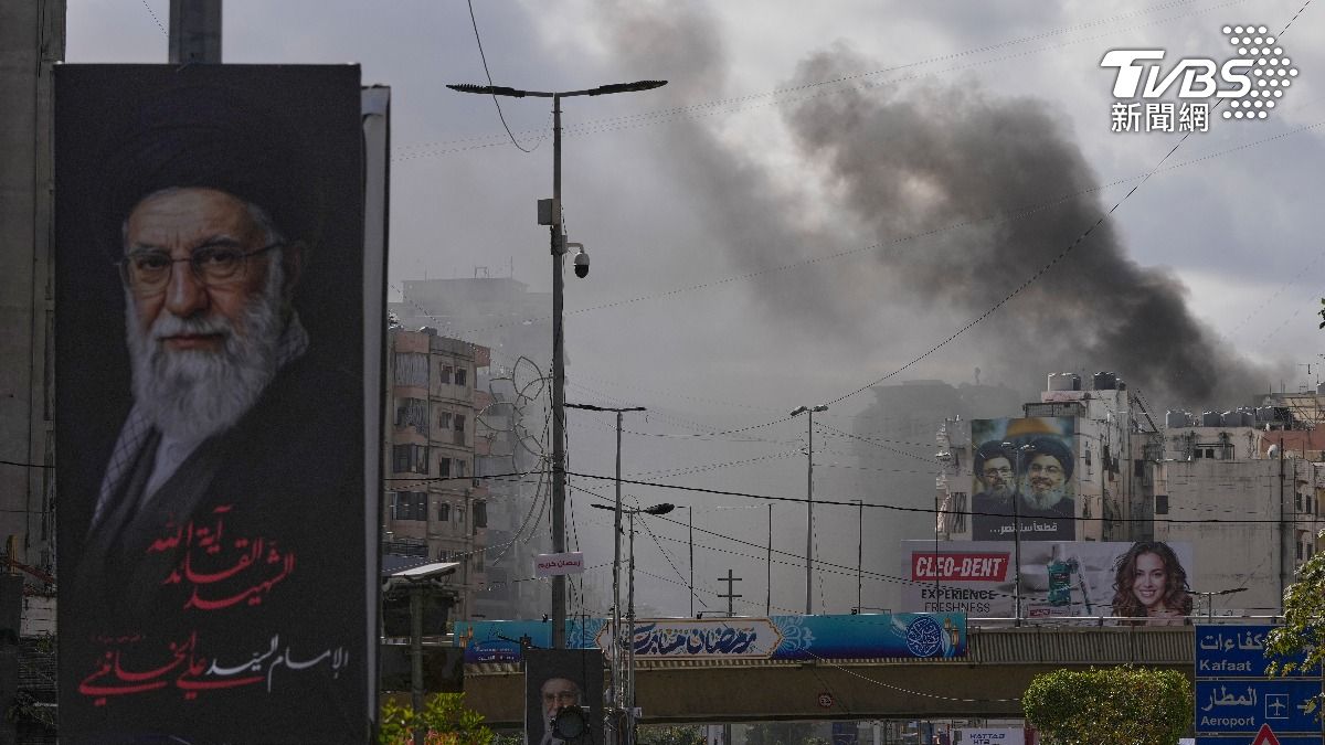 伊戰爭已導致黎巴嫩多達20%的人口流離失所,且平均每天有1.9萬名兒童被迫逃離家園。(圖/達志影像美聯社)