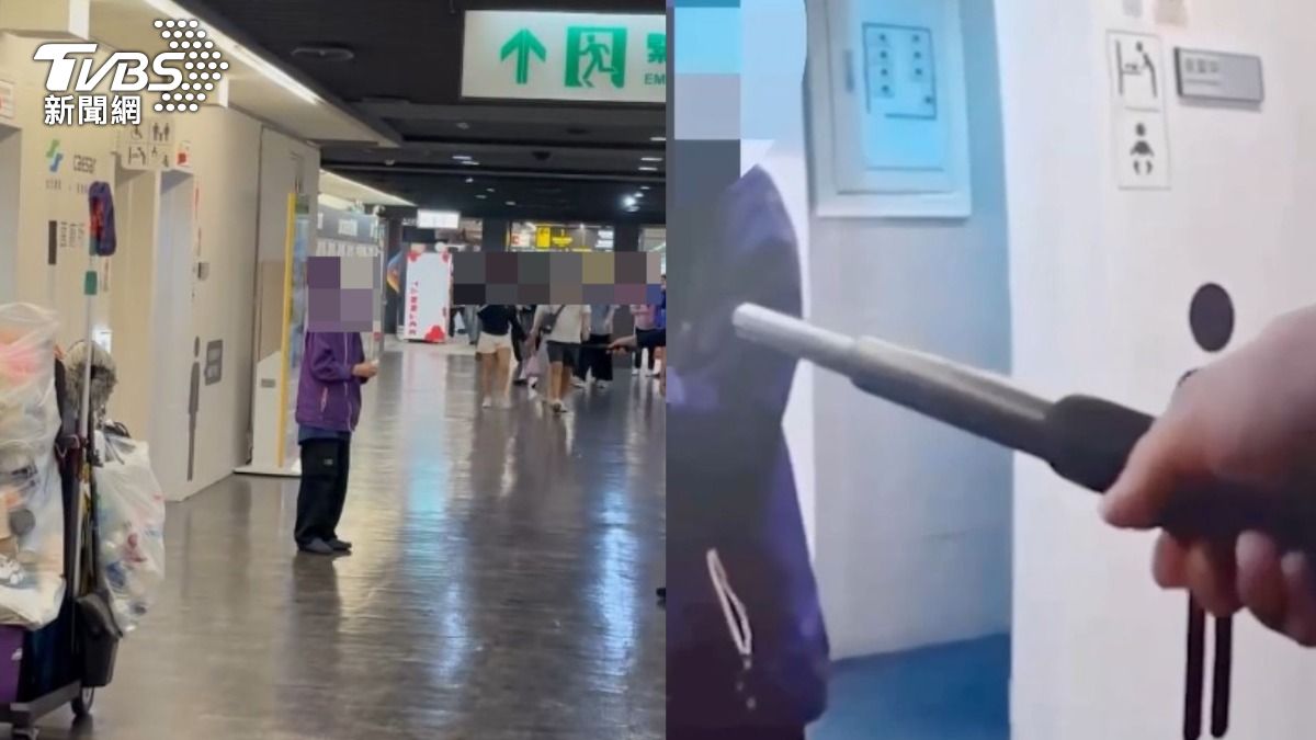 北捷中山站阿嬤「持刀閒晃」!路人嚇壞 警攔查揭真相:想吃水果