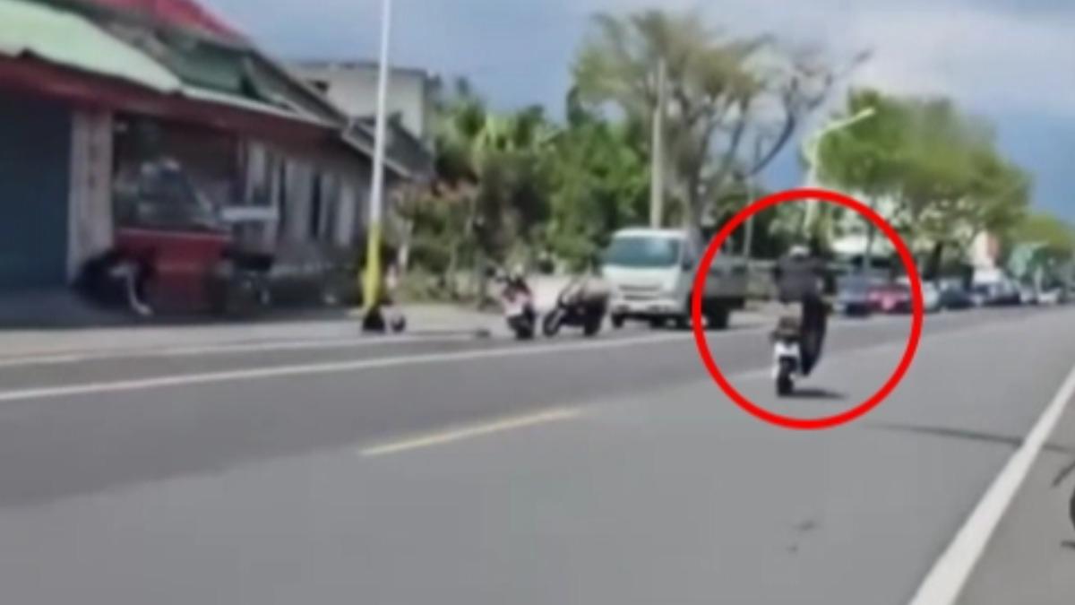 影音/馬路當特技場!微型電動車改裝「跪騎翹孤輪」 警追查3人全未成年