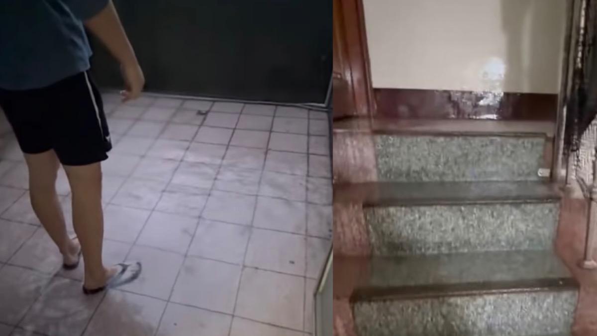 凌晨國家警報狂響!苗栗議員參選人驚醒家變成小河「水淹腳踝」