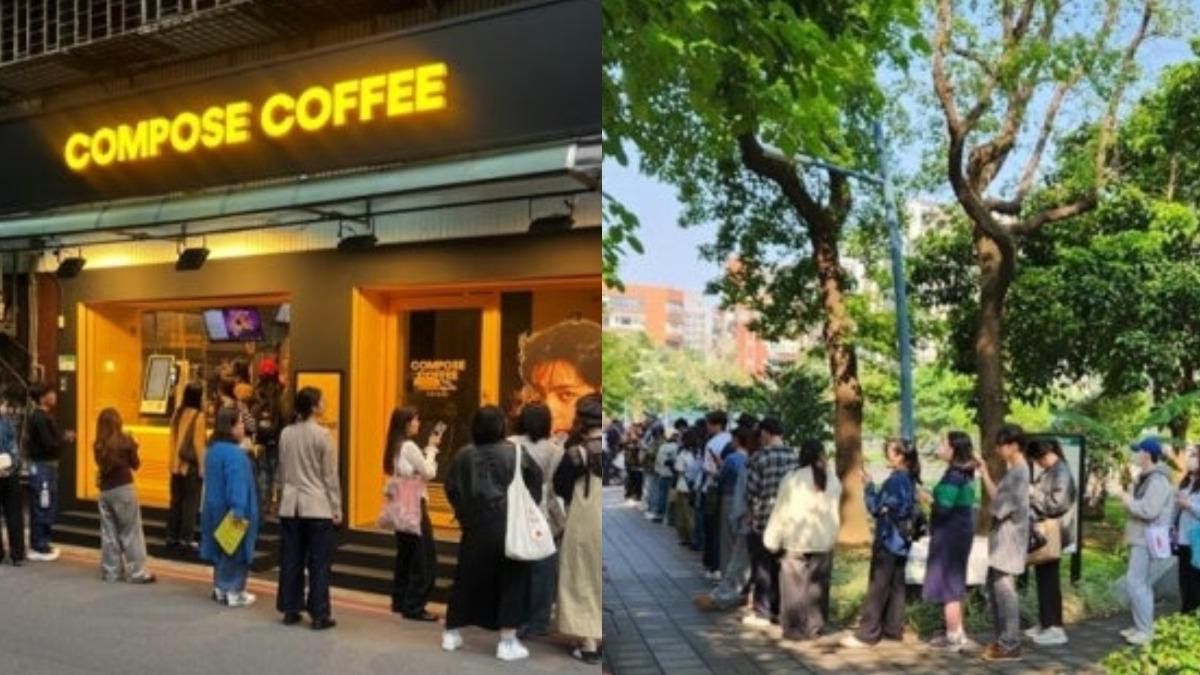 BTS金泰亨代言咖啡來台!排2小時才喝到 網:去韓國喝更快