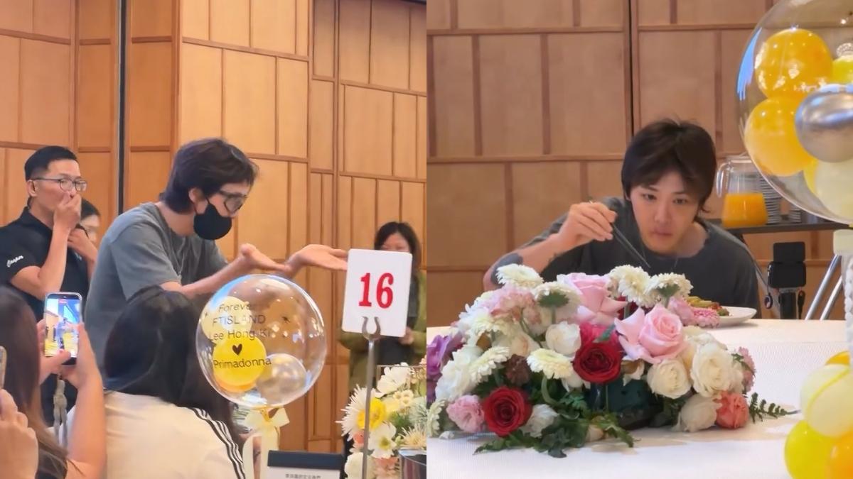 到南部不弄假牙！李洪基無預警現身高雄春酒　「吃辦桌太寵粉」互動全公開