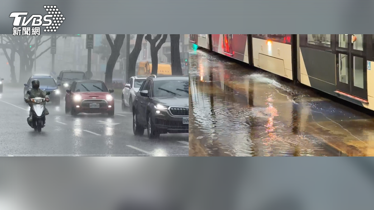 雷雨狂風一路往南！市集陽傘吹飛砸人　輕軌積水、航班延誤