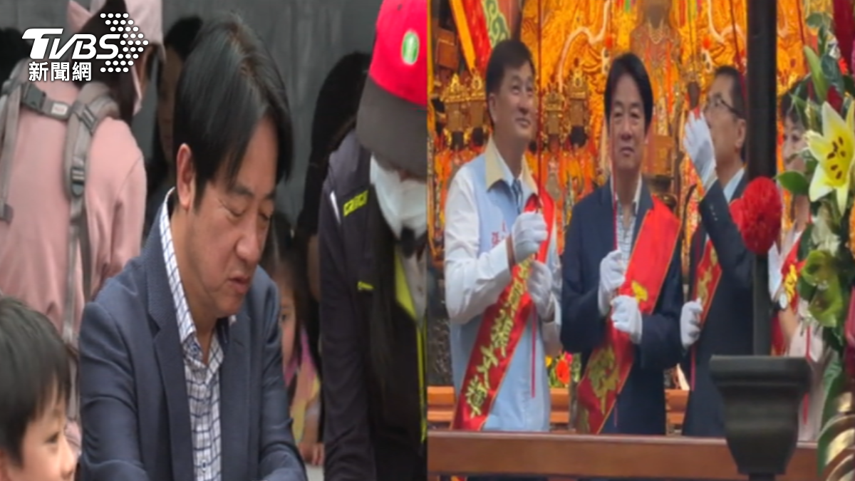 影音/同款襯衫不只1件?! 總統連2天都穿格子衫 台南罕同台謝龍介