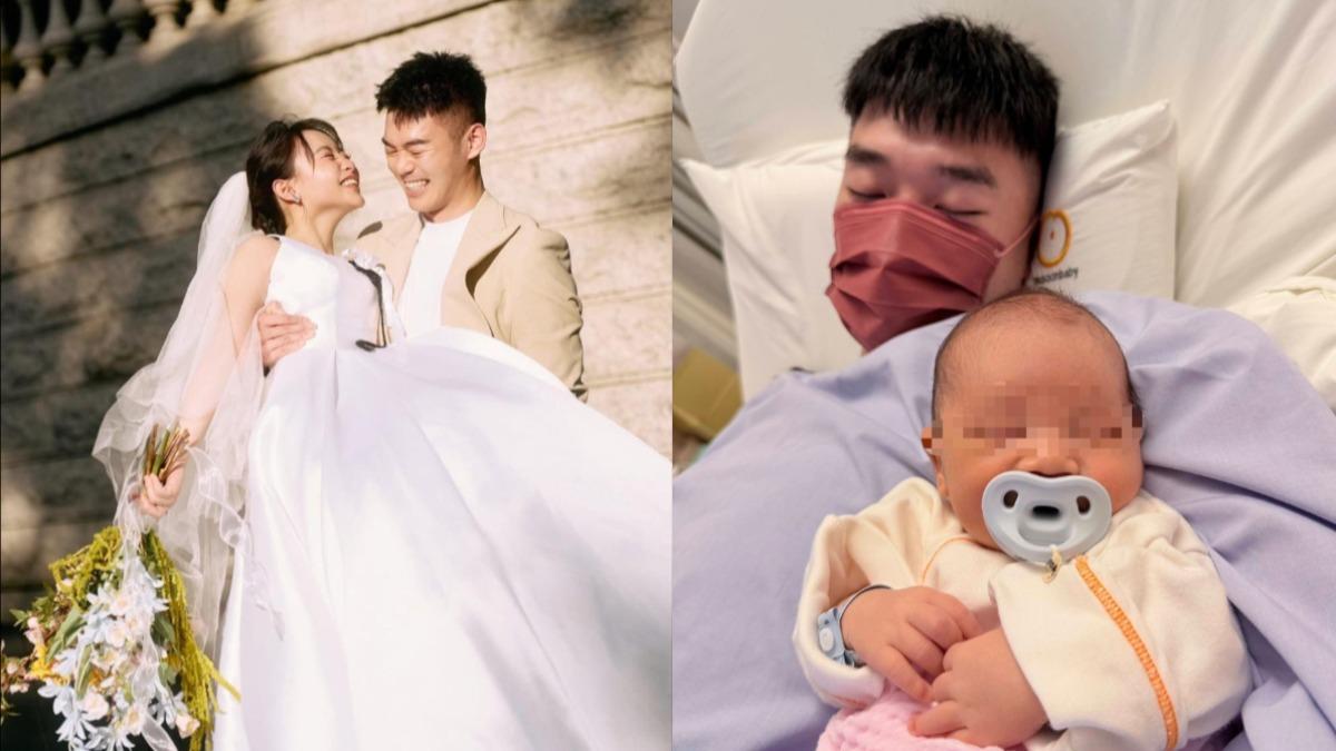 王齊麟「征戰亞錦賽」暫別寶貝兒子 陳詩媛曬父子親密照笑虧:怕被嬰兒忘記