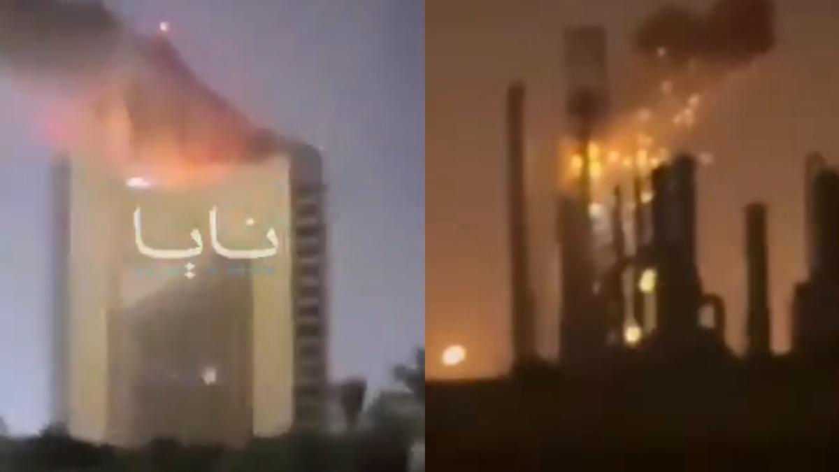 快訊/伊朗無人機襲科威特!石油設施與政府大樓起火畫面曝