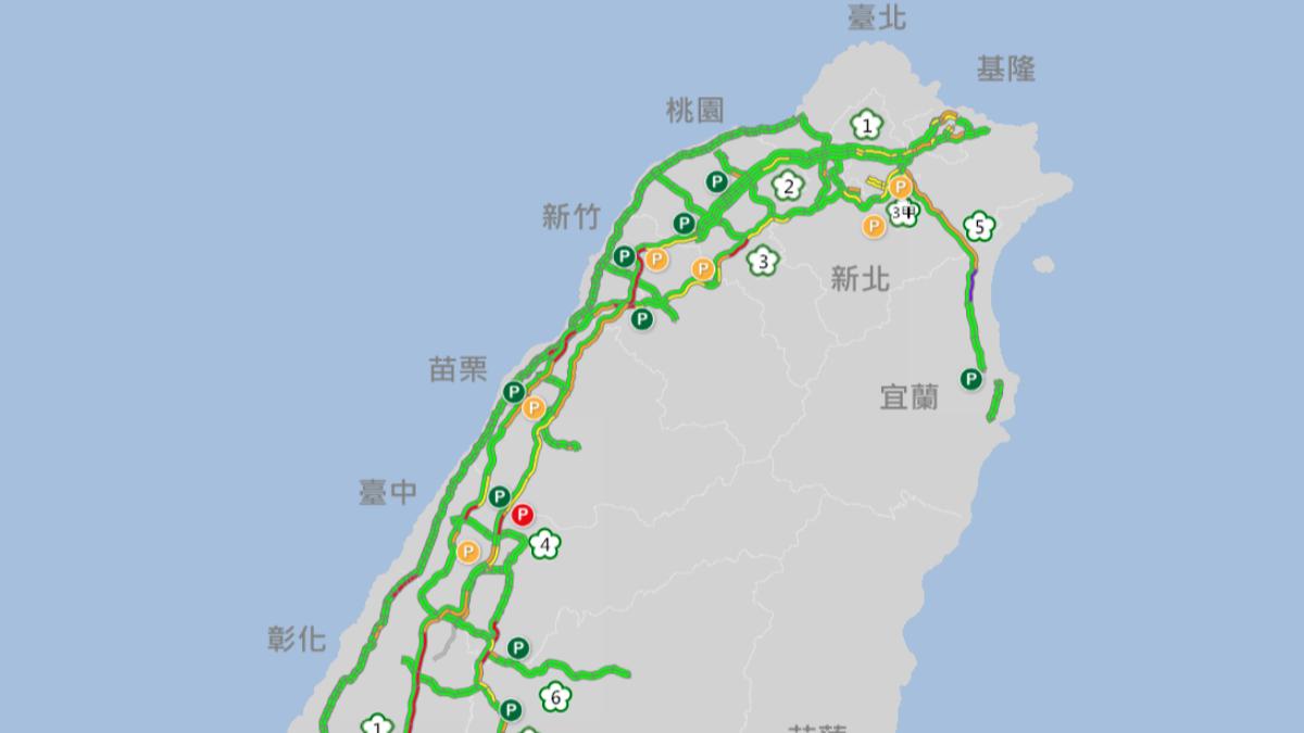 國5傍晚塞爆!北返車輛湧現「時速僅10公里」 4/6壅塞路段曝光