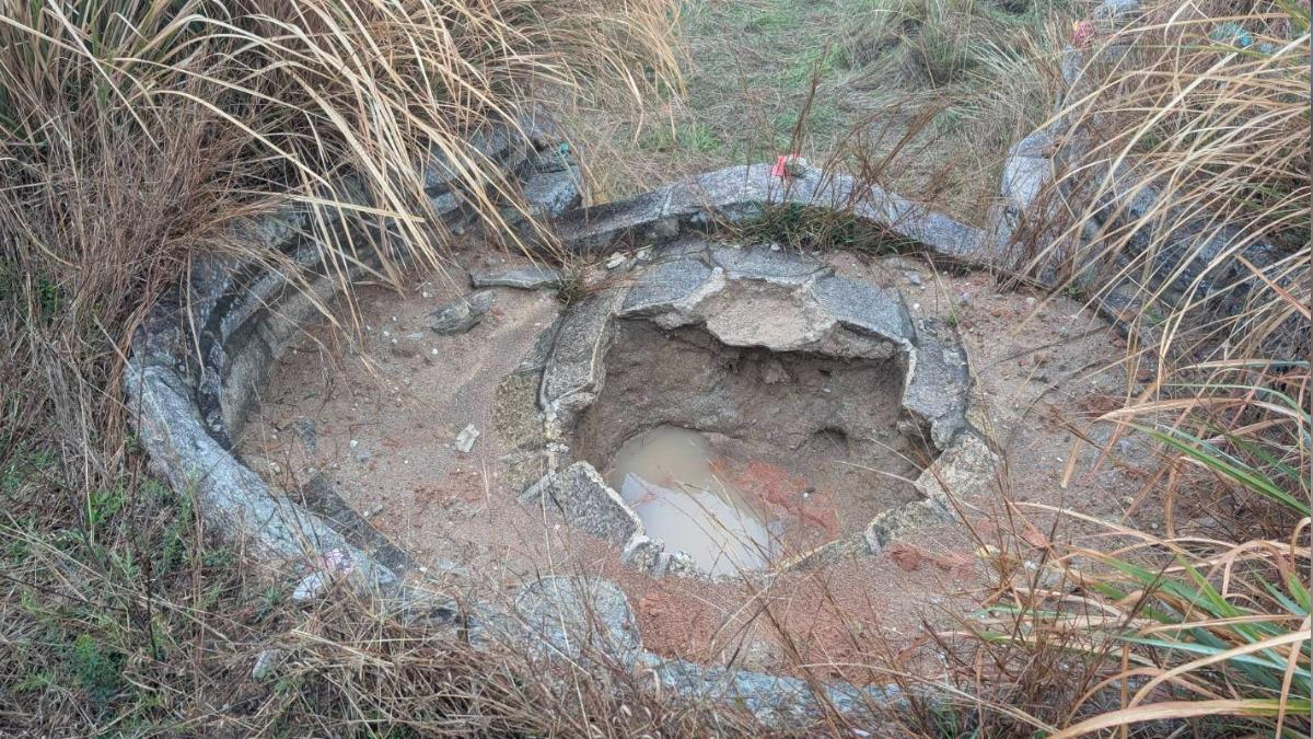 掃墓驚見祖墳遭盜挖!金門百年陳顯墓被破壞 族人急報警