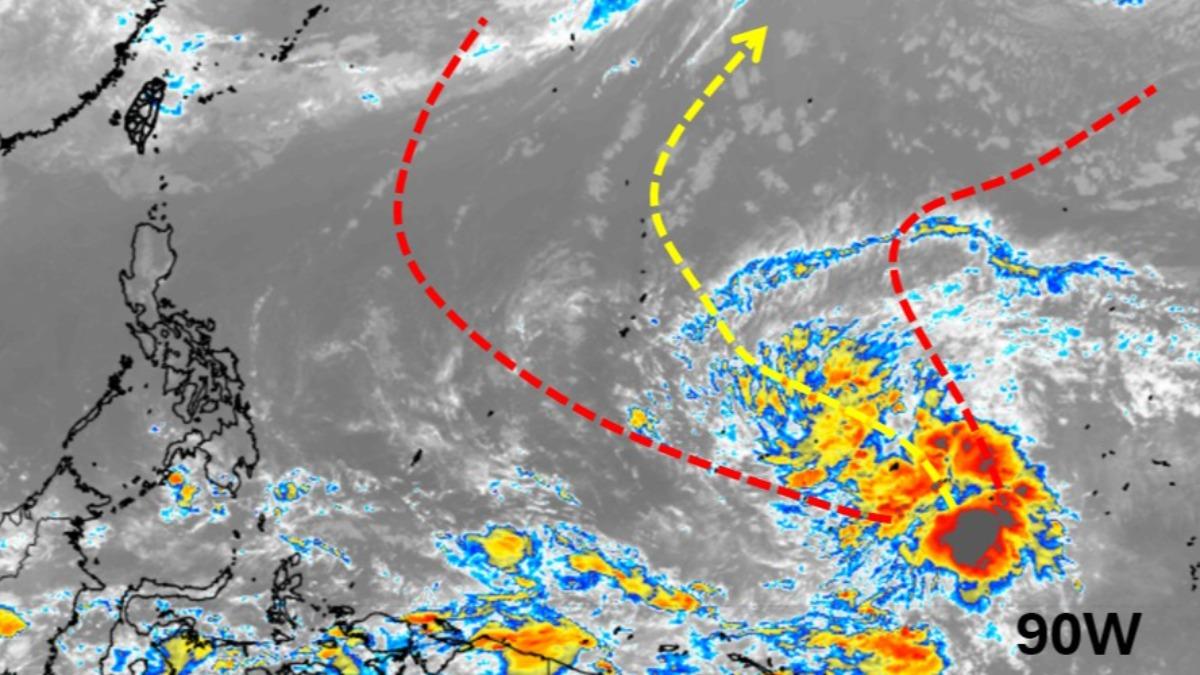 天氣/辛樂克颱風快生成!強又大「拋物線轉彎」影響台灣機率曝