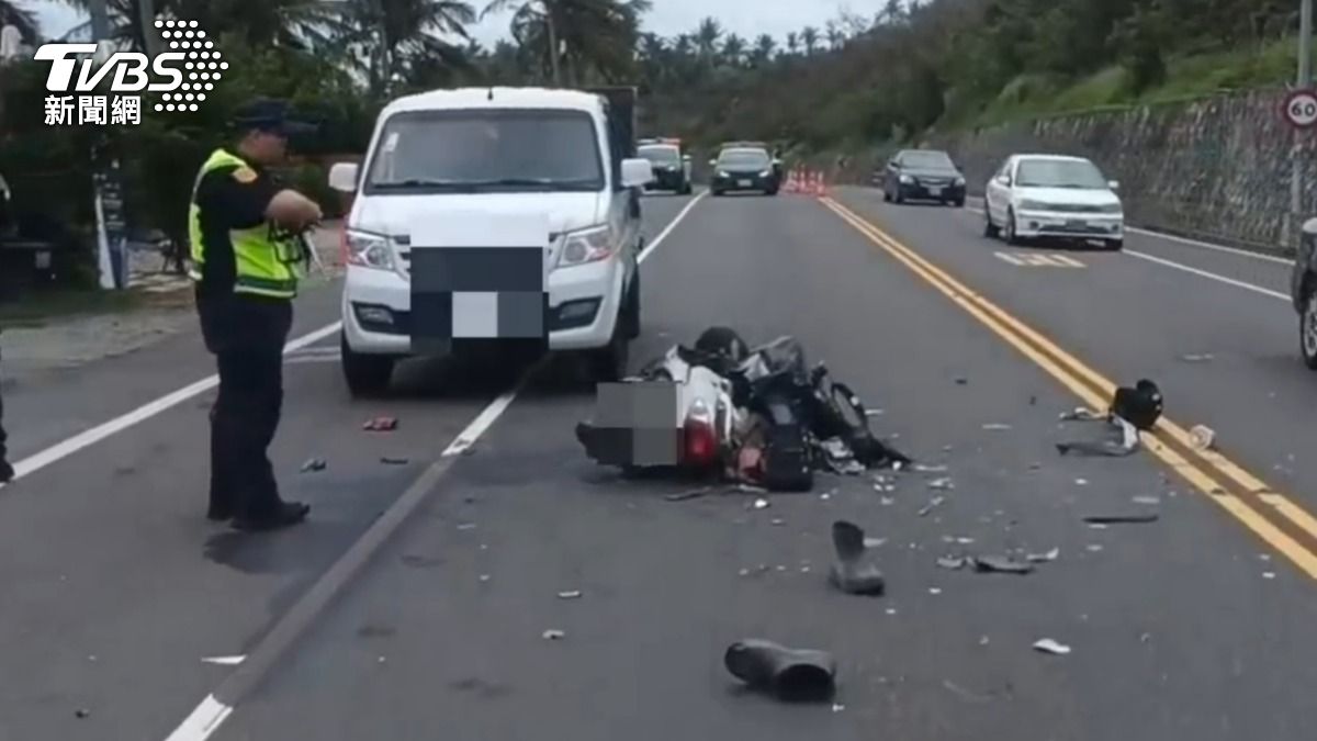 台11線鬼轉奪命!台東小貨車迴轉未禮讓 騎士閃不及慘摔身亡