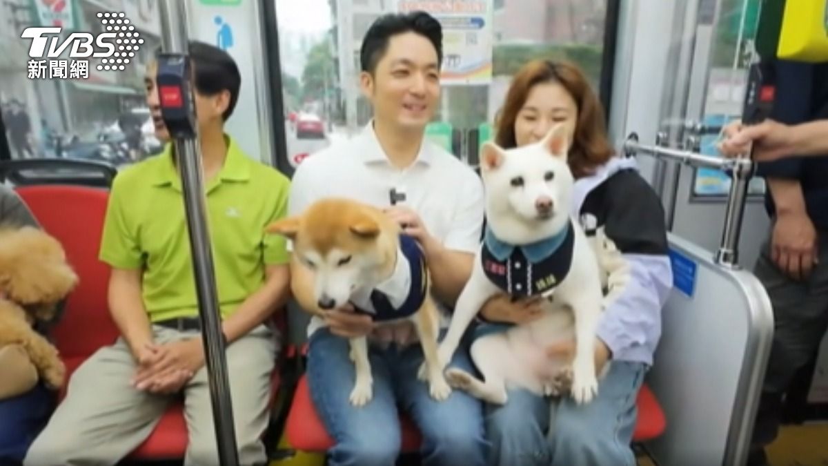 影音/北捷「狗狗友善列車」出發! 上車後免關籠 蔣萬安曝狗派