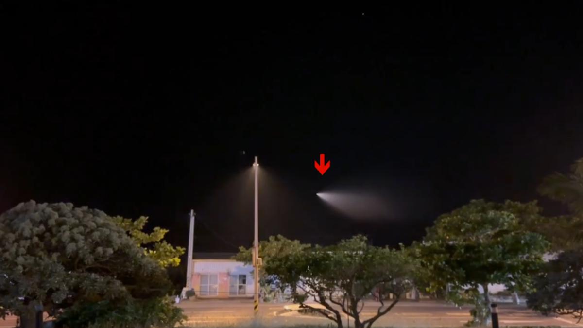 陸「捷龍3號火箭」發射 高屏沿海地區肉眼可見