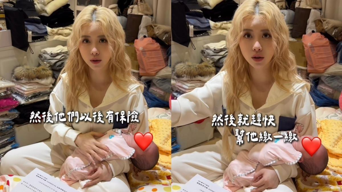 饅頭媽才生第4胎「抱娃頭懸空」!拍片驚險2分鐘 她親上火線回應