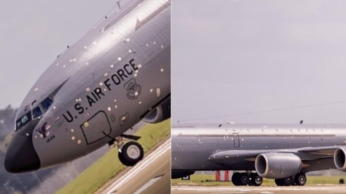 美軍加油機「佈滿彈痕修補痕跡」降英國 分析:恐在沙國被伊朗襲擊