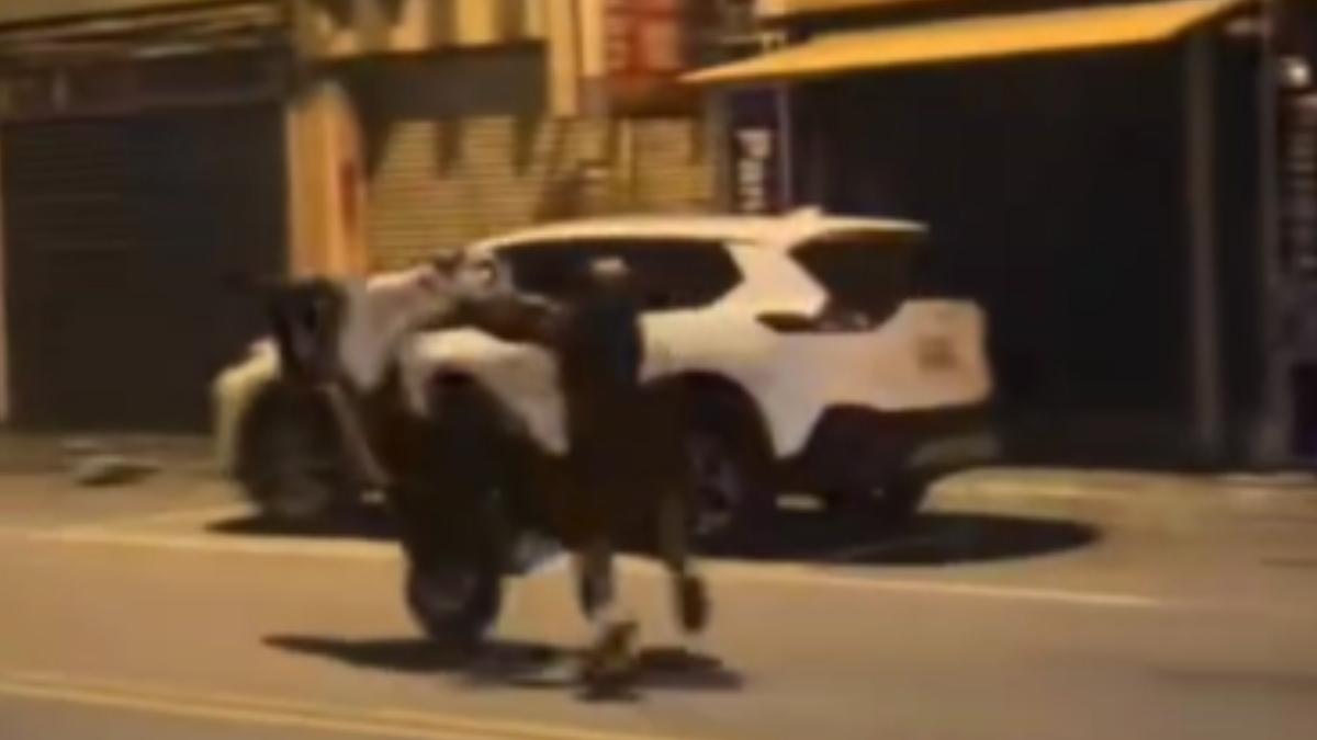 影音/花蓮國中生深夜偷騎車「翹孤輪」狂飆 下秒連人帶車慘摔