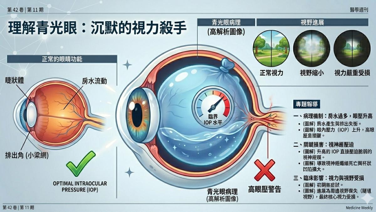 沉默的隱形殺手!青光眼初期0症狀 眼科醫:30歲病變增加