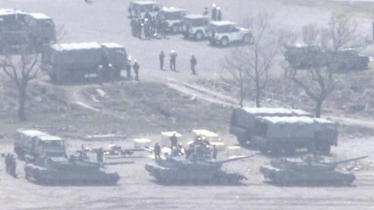 日本陸上自衛隊位於大分縣的「日出生台演習場」。（圖／翻攝自朝日新聞）