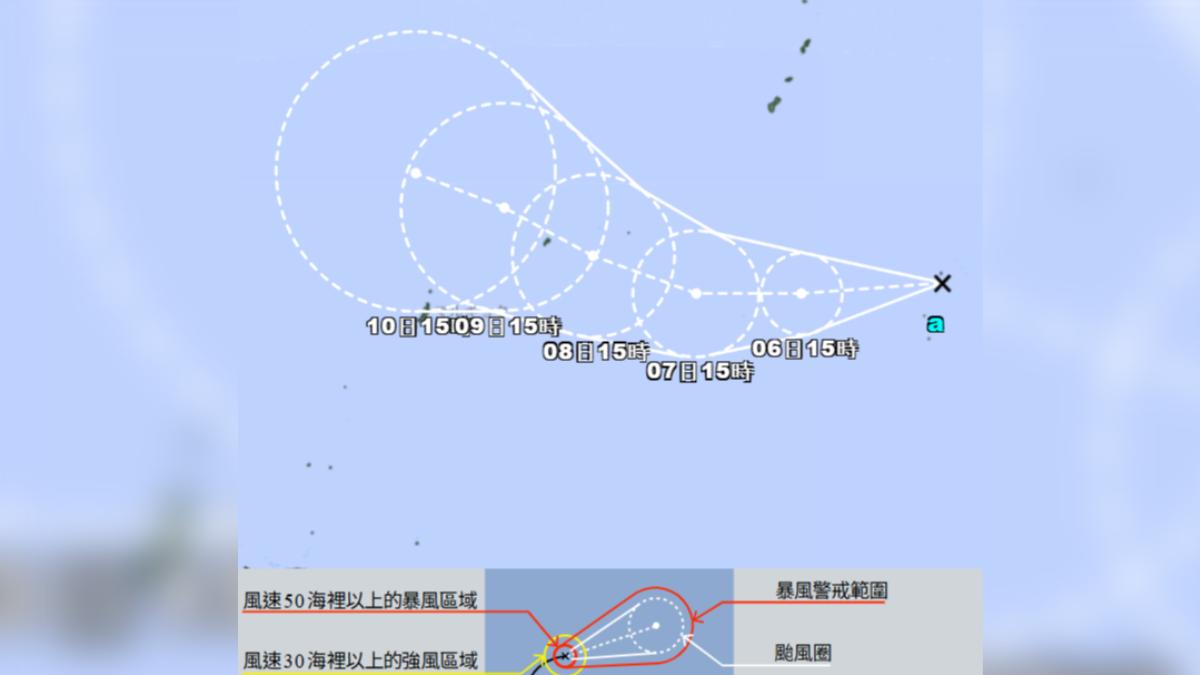 天氣/關島熱低壓生成!估明增強颱風「哈格比」 氣象署:對台無影響
