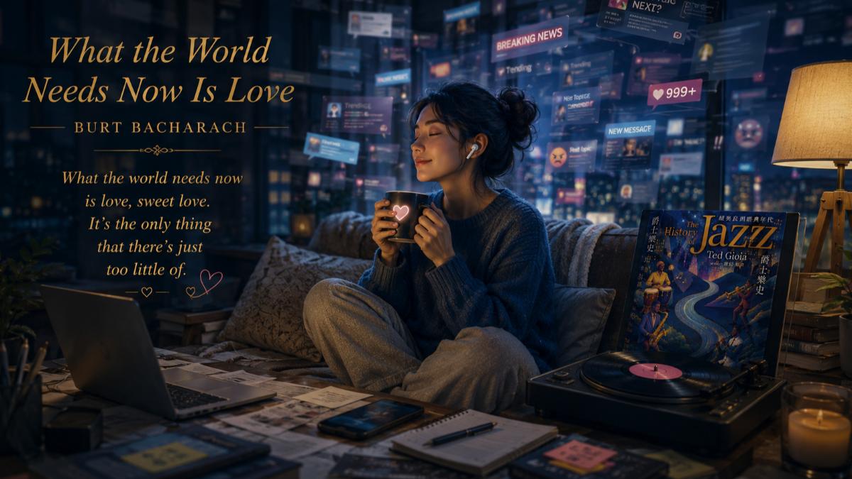 越亂的年代〈What the World Needs Now Is Love〉就會再度跨越時空成為生存指南。(圖:TVBS)