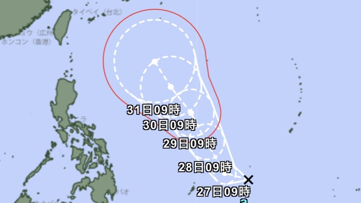 熱帶低壓估明增強「颱風薔蜜」大迴轉路徑曝　對台影響一次看