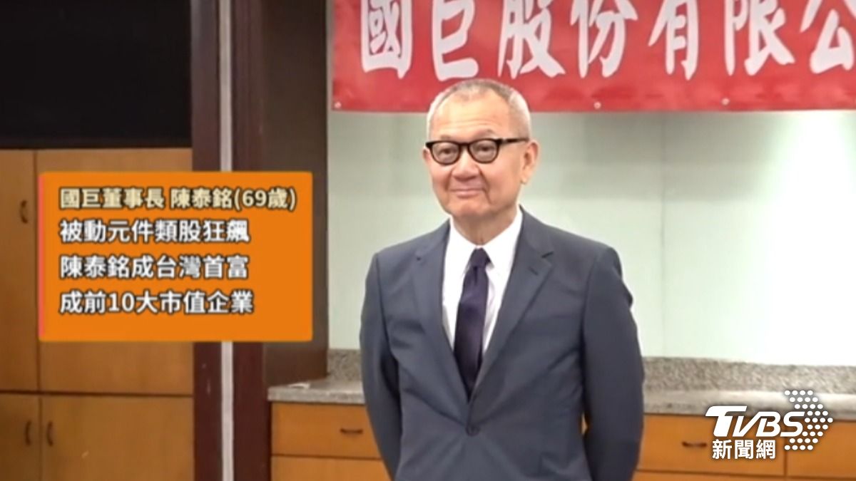 影音/台股漲千點創新高! 近期被動元件火熱 國巨陳泰銘:成首富腦筋一片空白