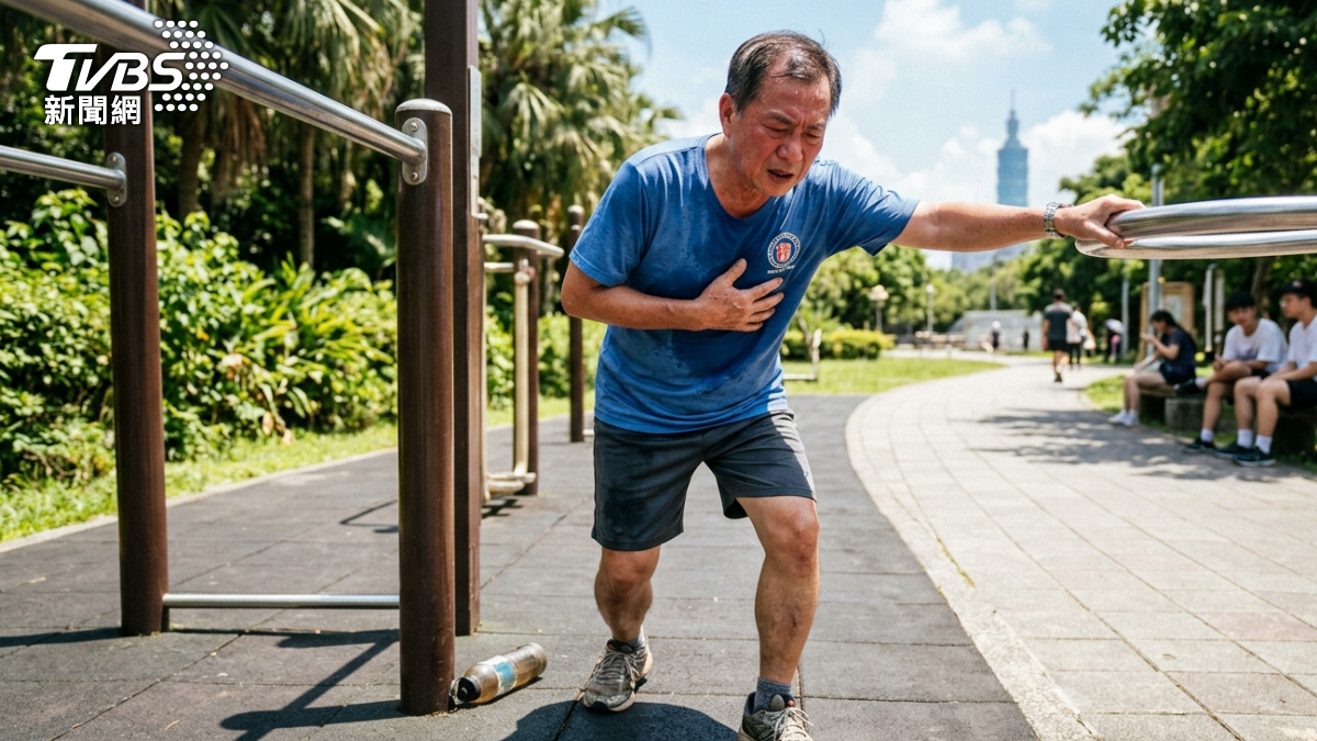 男中午運動昏倒「急性心肌梗塞」!醫:每升1°C死亡風險增3%