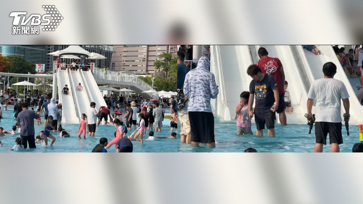 高雄水岸公園開幕!水池增「細砂」止滑 孩童皮膚嫩易擦傷