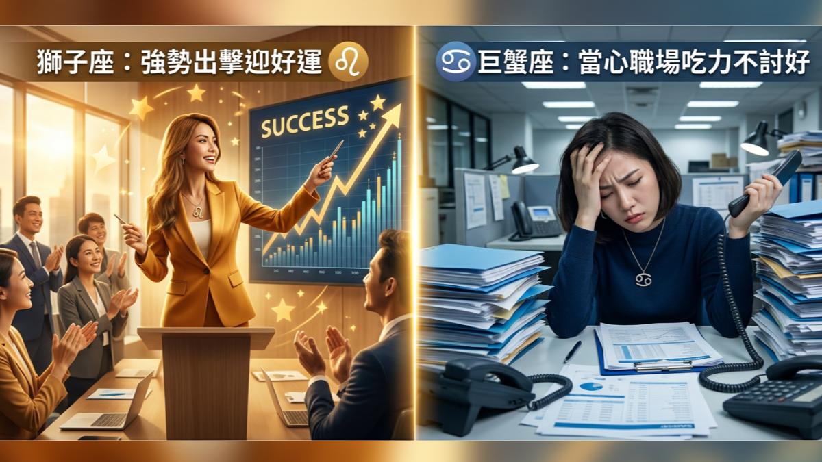 【唐綺陽星座運勢週報6/15-6/21】獅子迎好運 巨蟹當心職場吃力不討好