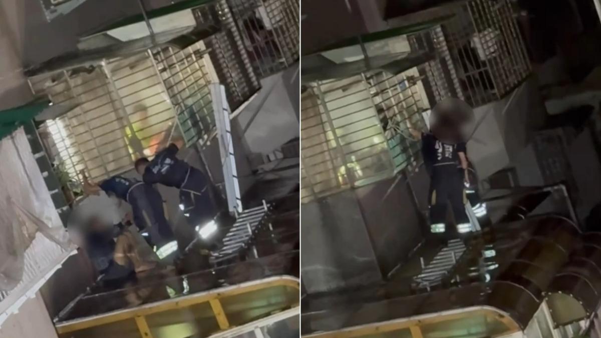 新店民宅藏喪屍煙彈工廠!毒蟲拒捕跳窗「卡遮雨棚」尷尬落網