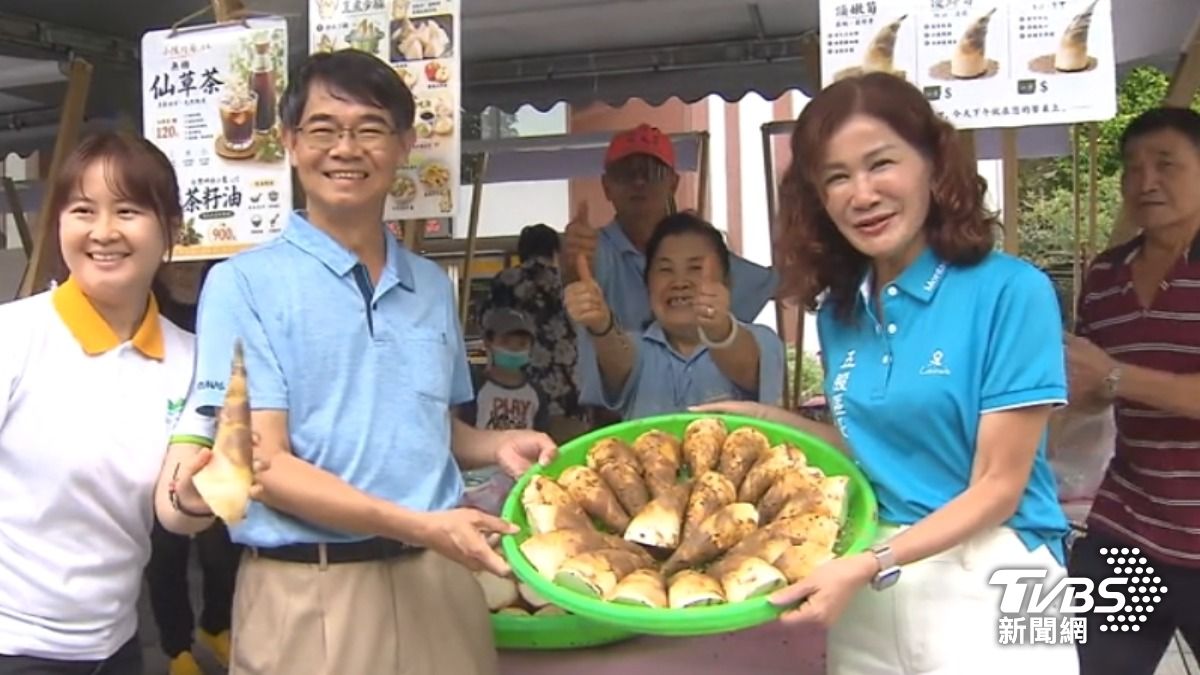 影音/超鮮甜! 五股觀音山綠竹筍推廣市集登場