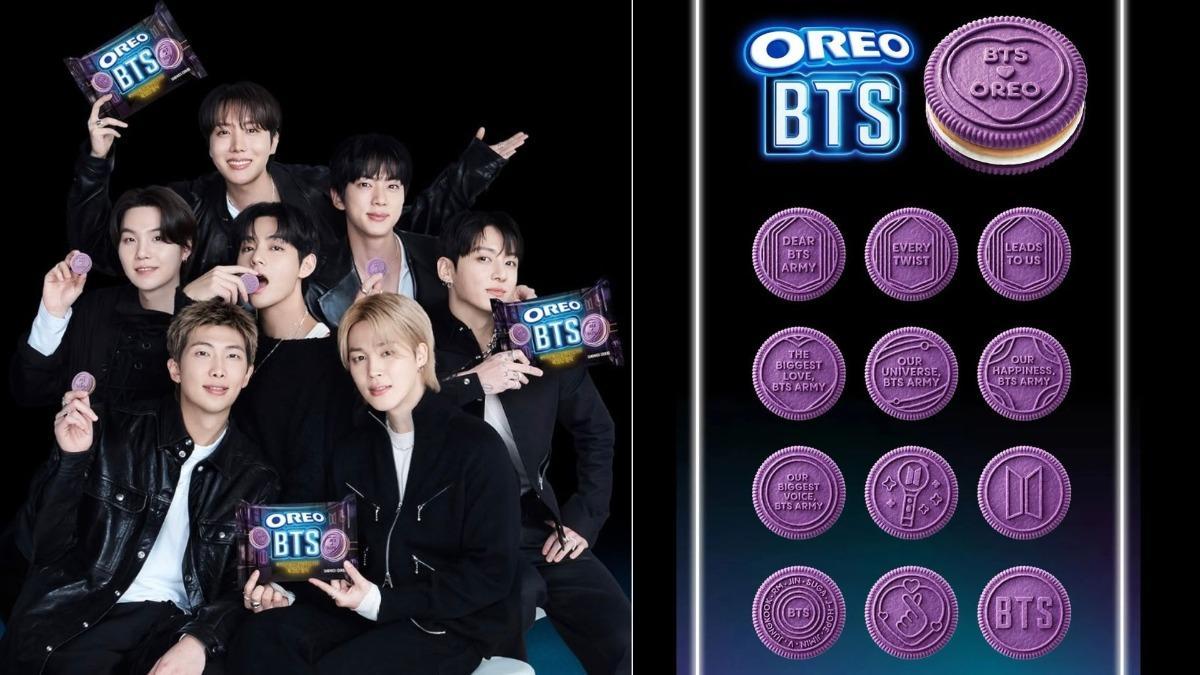 BTS聯名OREO「紫黑糖煎餅」台灣上市 ARMY跑遍通路全撲空