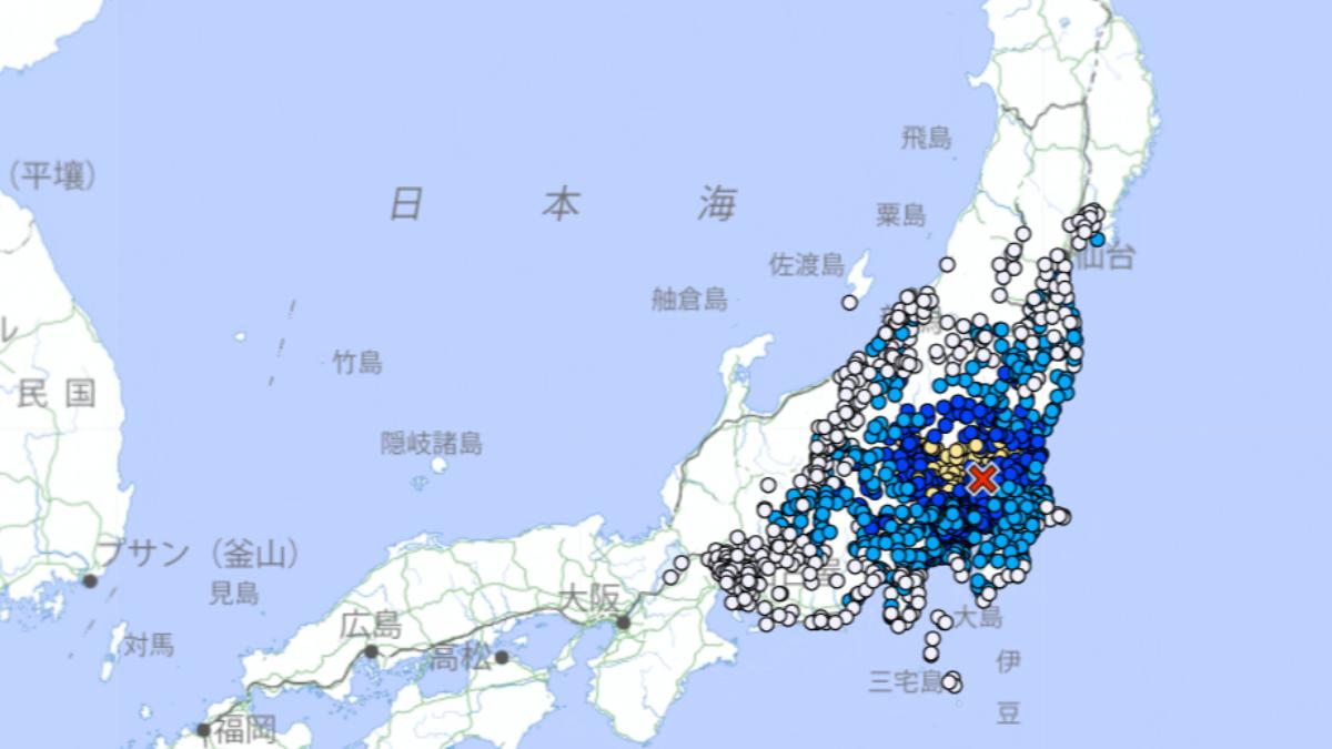 快訊/日本關東5.5地震!群馬、埼玉最大震度5弱 東京也有感