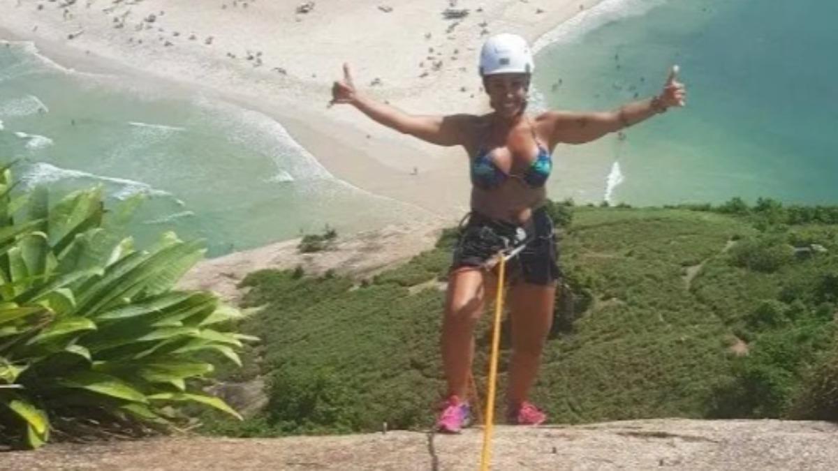 巴西極限運動又出事!59歲女抬腿噴防蚊液 失足墜30公尺亡