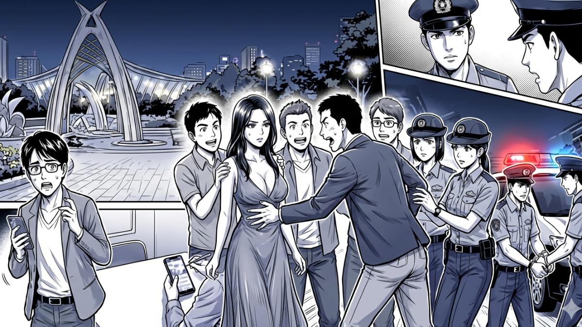 讓8男粉摸胸腿辯「感謝祭」!女直播主花博搞福利觸法