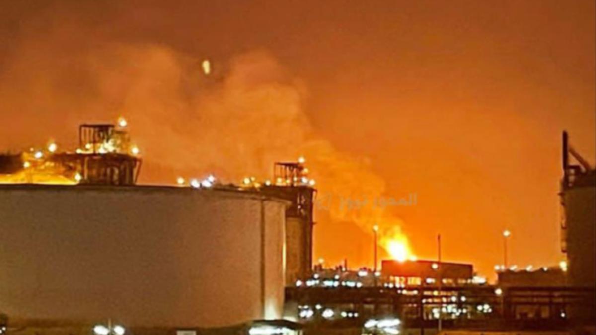 卡達工業區大爆炸!釀54傷18失蹤 「超大火球照夜空」畫面曝