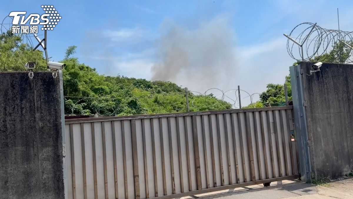 新竹空軍基地傳爆炸聲!起火原因曝光 陸軍後勤部證實:1人受傷