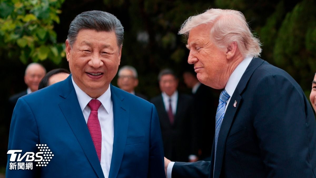 美國總統川普和中國領導人習近平