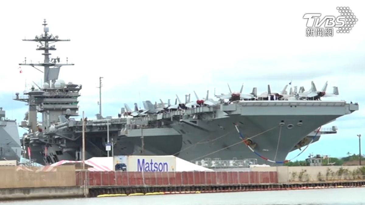直擊環太軍演! 美軍羅斯福號航艦泊港 TVBS開箱「環太小物」