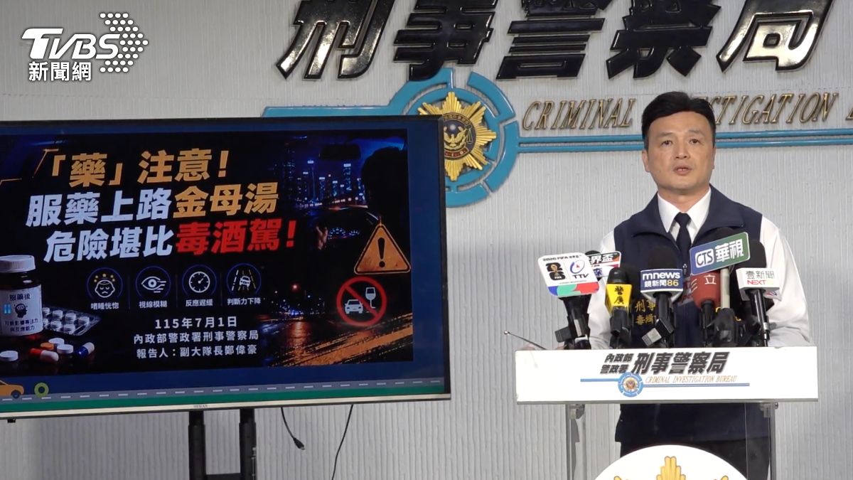 北市男吃「肌肉鬆弛劑」上路變毒駕!他出示藥袋喊冤 警:依醫囑也違法