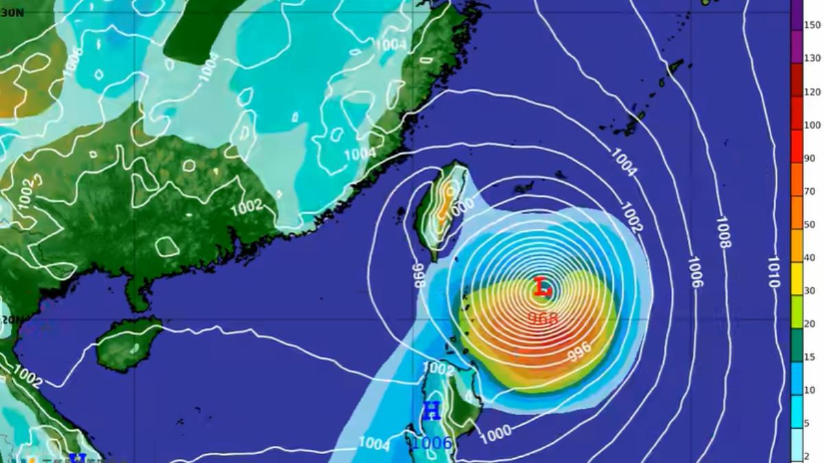天氣/強颱巴威續增強接近台灣 專家:「又大又強」警報機率高