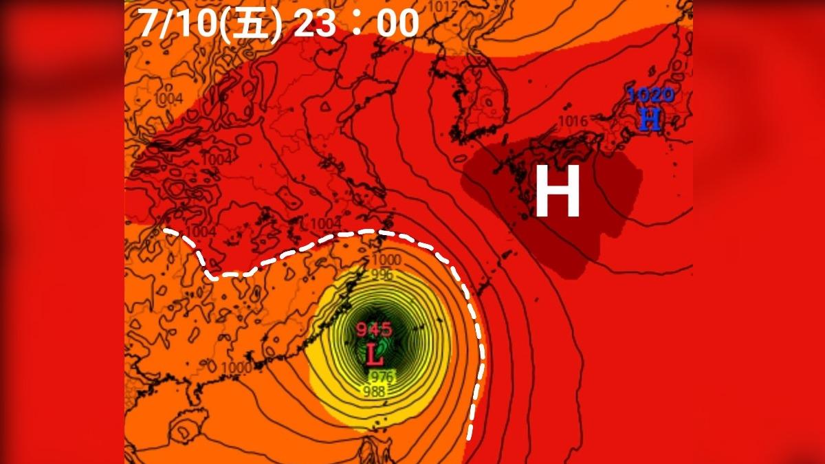 天氣/強颱巴威路徑「往西調整」 粉專揭歐洲最新預測:恐宜花登陸
