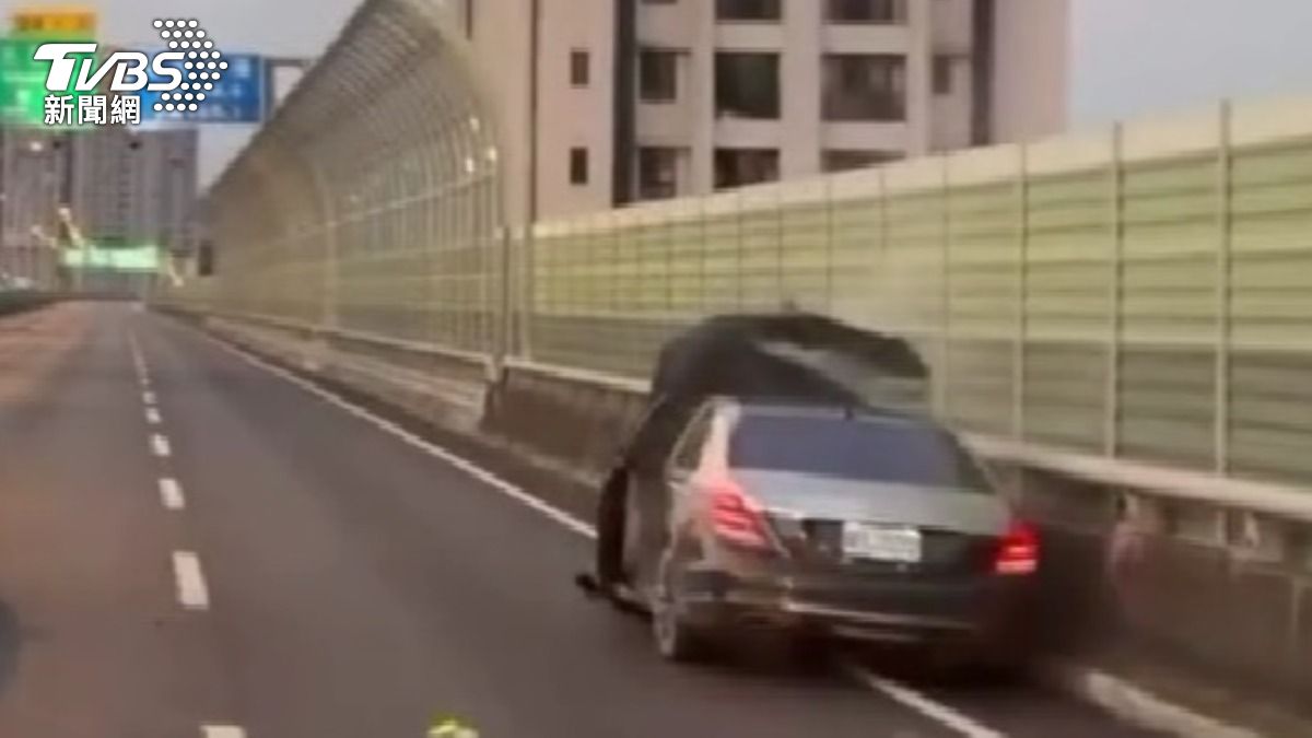 台中市千萬邁巴赫遭撞「維修費破百萬」 車主又被驗出酒駕慘了