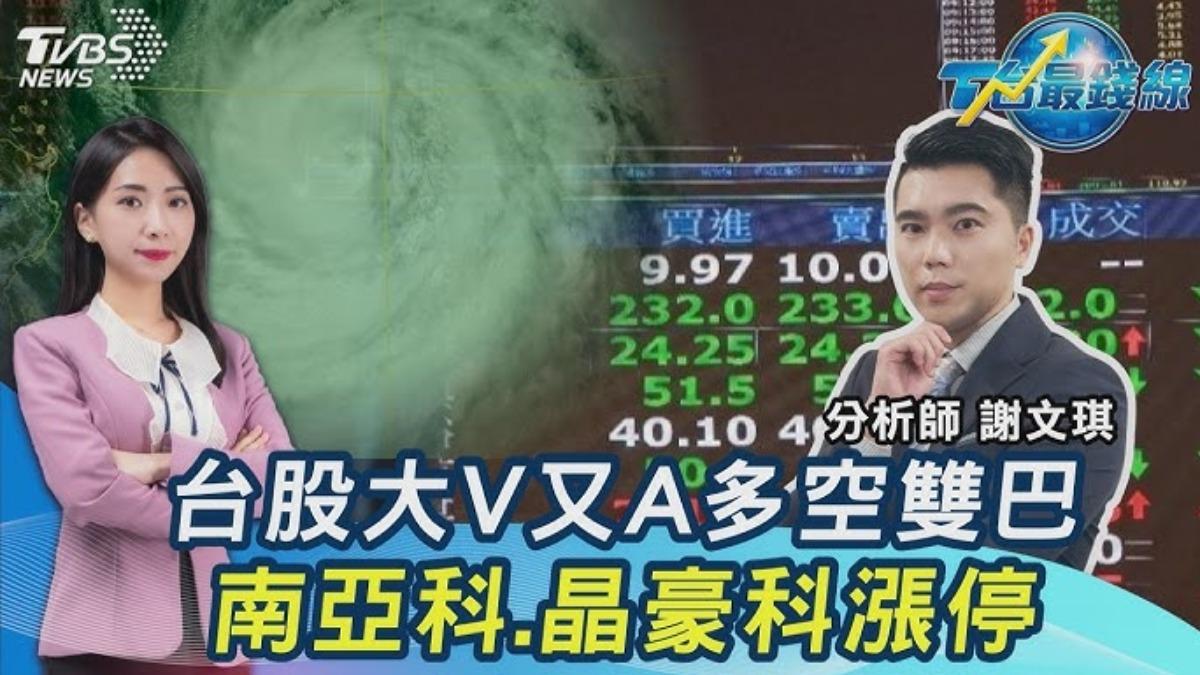多空雙巴!台股大V又A...觀望颱風假?外資續砍 南亞科、晶豪科漲停