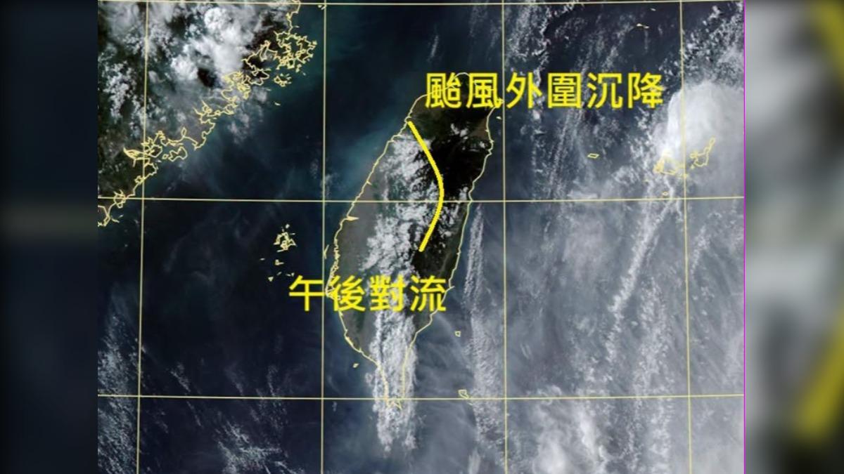 強颱巴威外圍沉降影響台灣!鄭明典:午夜起風雨漸強