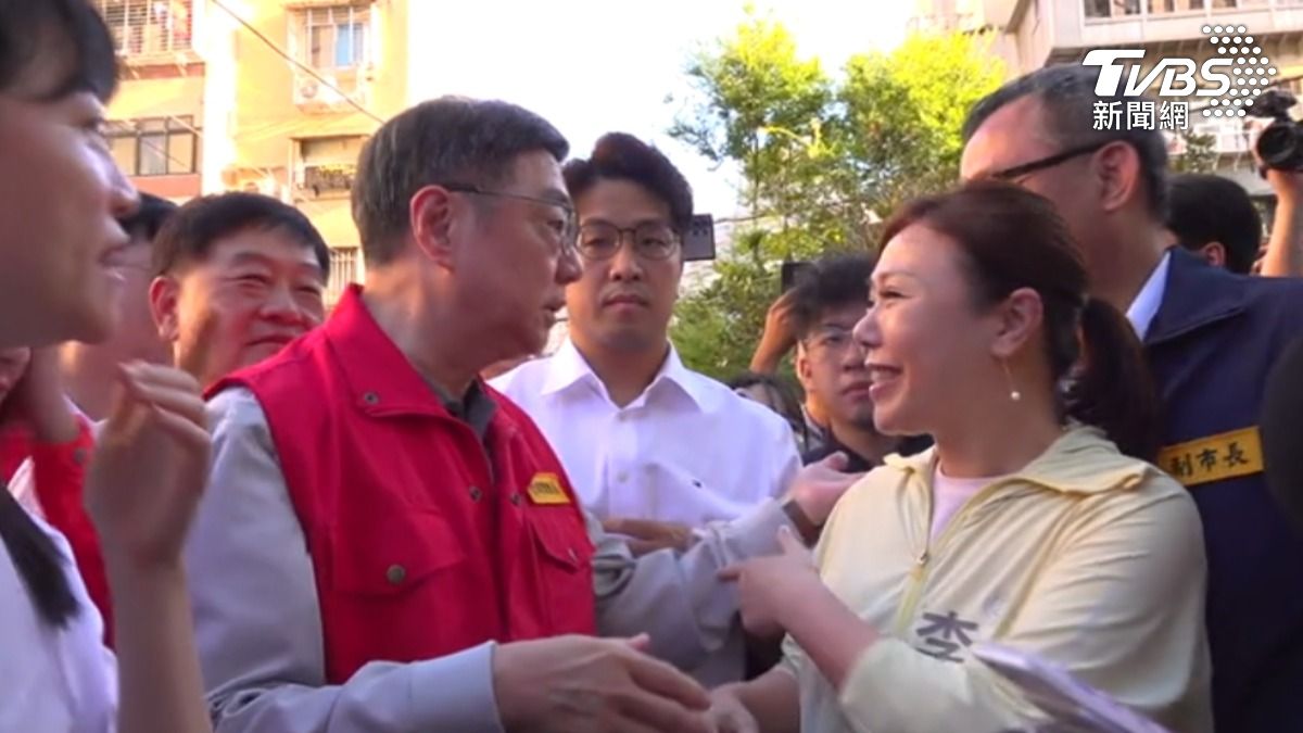 盯蔣萬安? 奔內湖視察喊「不該淹水」 卓揆:我也是來陳情的