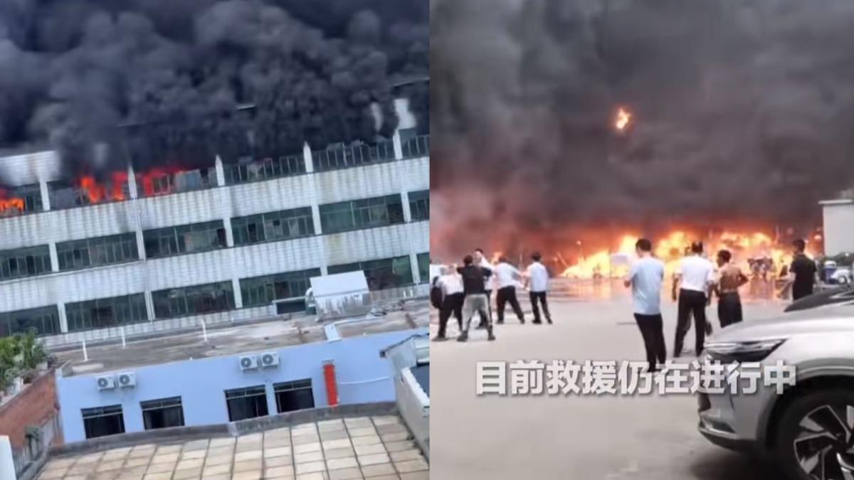 福建晉江鞋廠惡火釀28死!濃煙狂竄畫面曝 目擊者憶驚悚瞬間