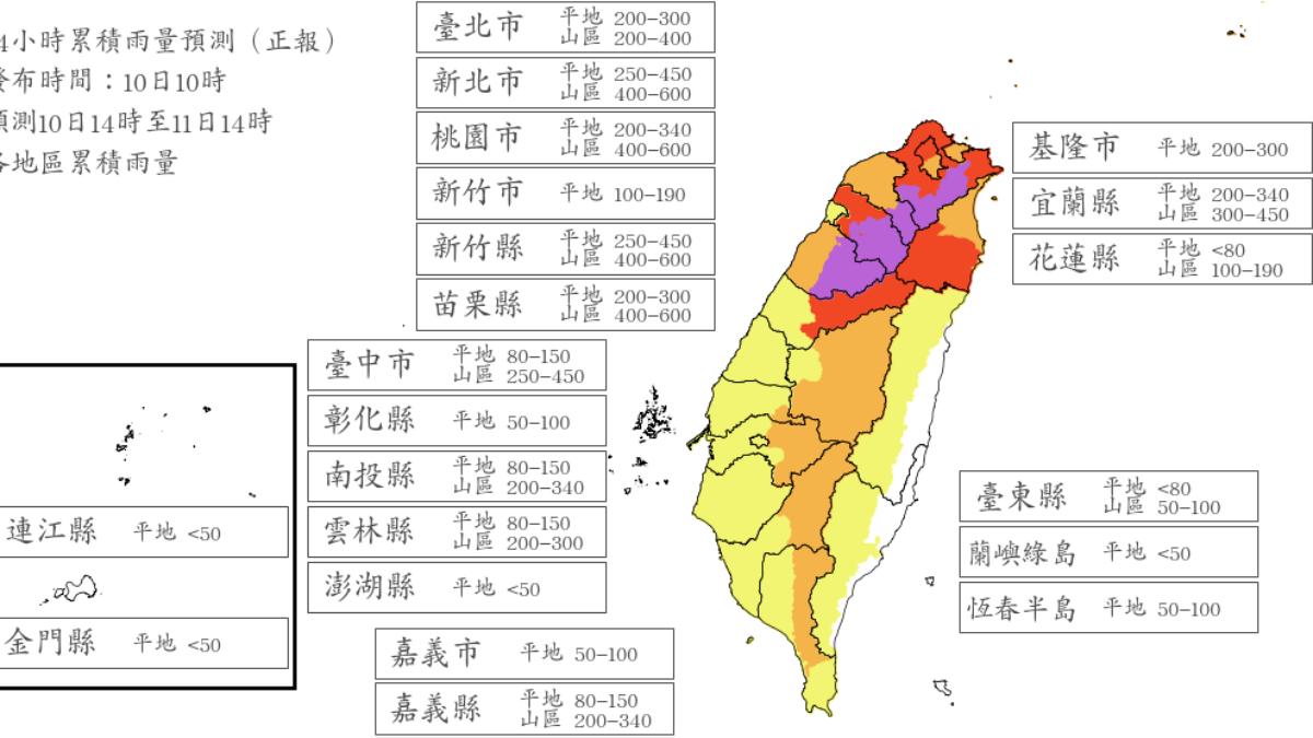 天氣/巴威颱風假繼續放?明19縣市停班停課達標 最新風雨預測曝