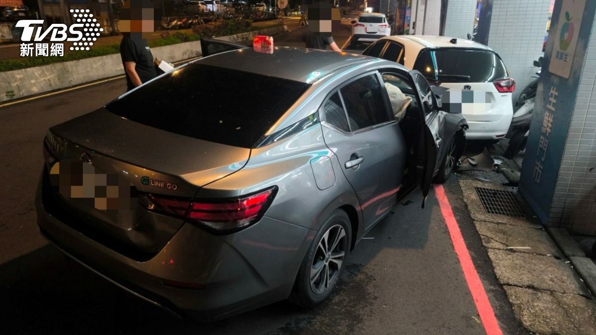 有片/颱風天毒駕!中和女失控追撞險「夾殺」車主 體內驗出3毒