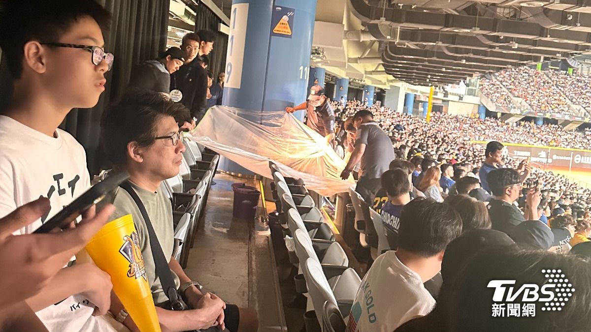 中職明星賽沒下雨大巨蛋卻漏水!球迷酸「涼水祭」 原因找到了